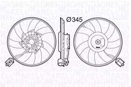 Вентилятор (MAGNETI MARELLI: 069422587010)