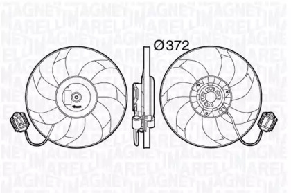 Вентилятор (MAGNETI MARELLI: 069422588010)