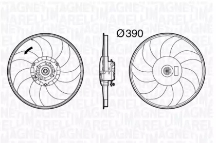 Вентилятор (MAGNETI MARELLI: 069422589010)