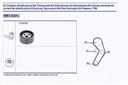 Ременный комплект (MAGNETI MARELLI: 341310051101)