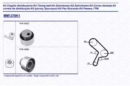 Ременный комплект (MAGNETI MARELLI: 341313761101)