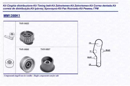 Ременный комплект (MAGNETI MARELLI: 341313981101)