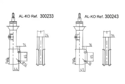 Амортизатор (AL-KO: 300230)