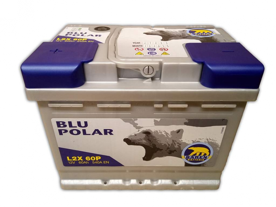 Аккумулятор Baren Polar Blu (60 A/h), 600А R+ 7905622 (BAREN: 7905622)