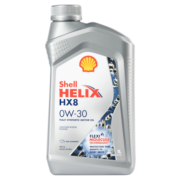 Моторное масло SHELL 0W30 HELIX HX8, 1л (SHELL: SHELL 0W30 HELIX HX81)