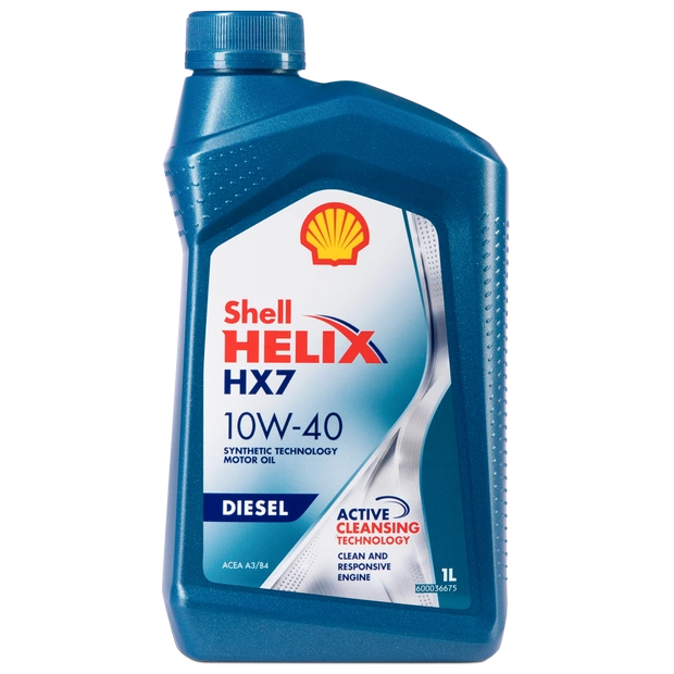 Моторное масло SHELL 10W40 HELIX DIESEL HX7, 1л (SHELL: SHELL 10W40 HELIX DIESEL HX71)