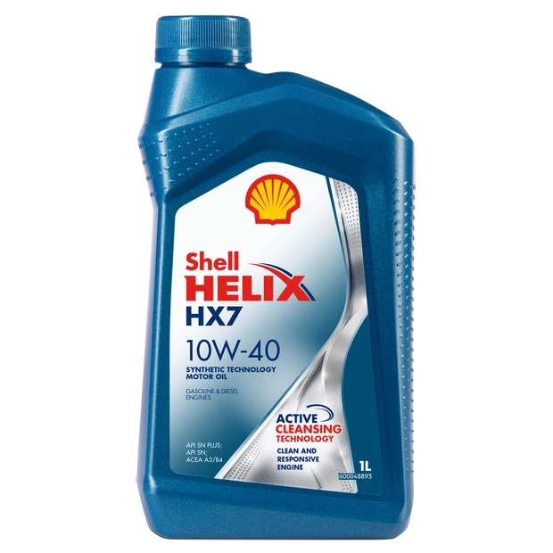 Моторное масло SHELL 10W40 HELIX HX7, 1л (SHELL: SHELL 10W40 HELIX HX71)