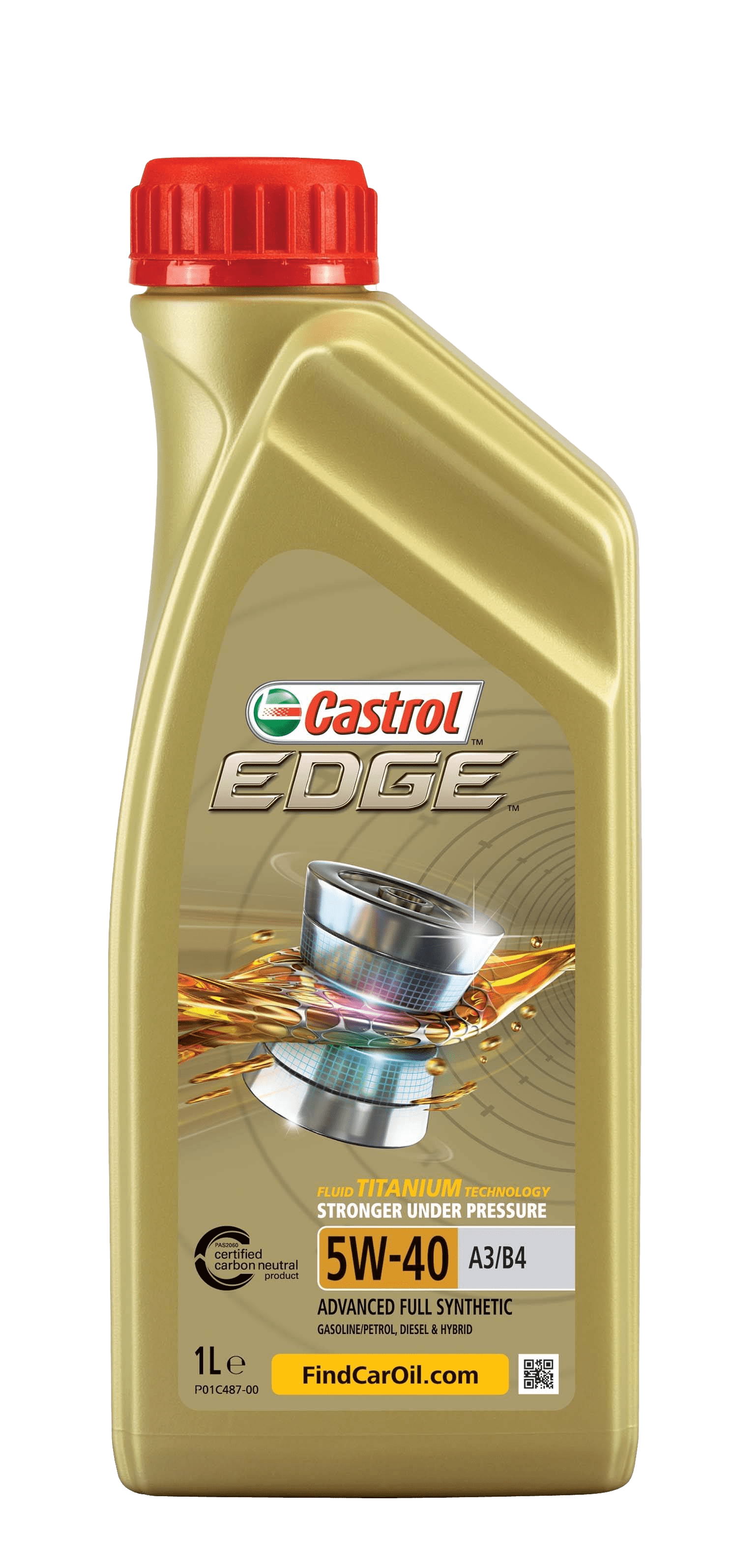 Моторное масло Castrol EDGE 5W-40 A3/B4, 1л (CASTROL: 15BA5E)