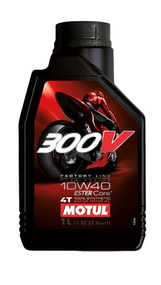 Моторное масло Motul 300V 4T FACTORY LINE 10W40, 1л (MOTUL: 101348)