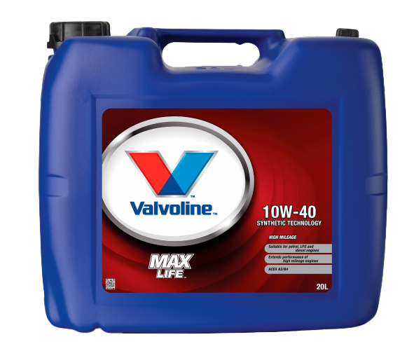 Моторное масло Valvoline MaxLife 10w40, 20л (Valvoline: 872328)