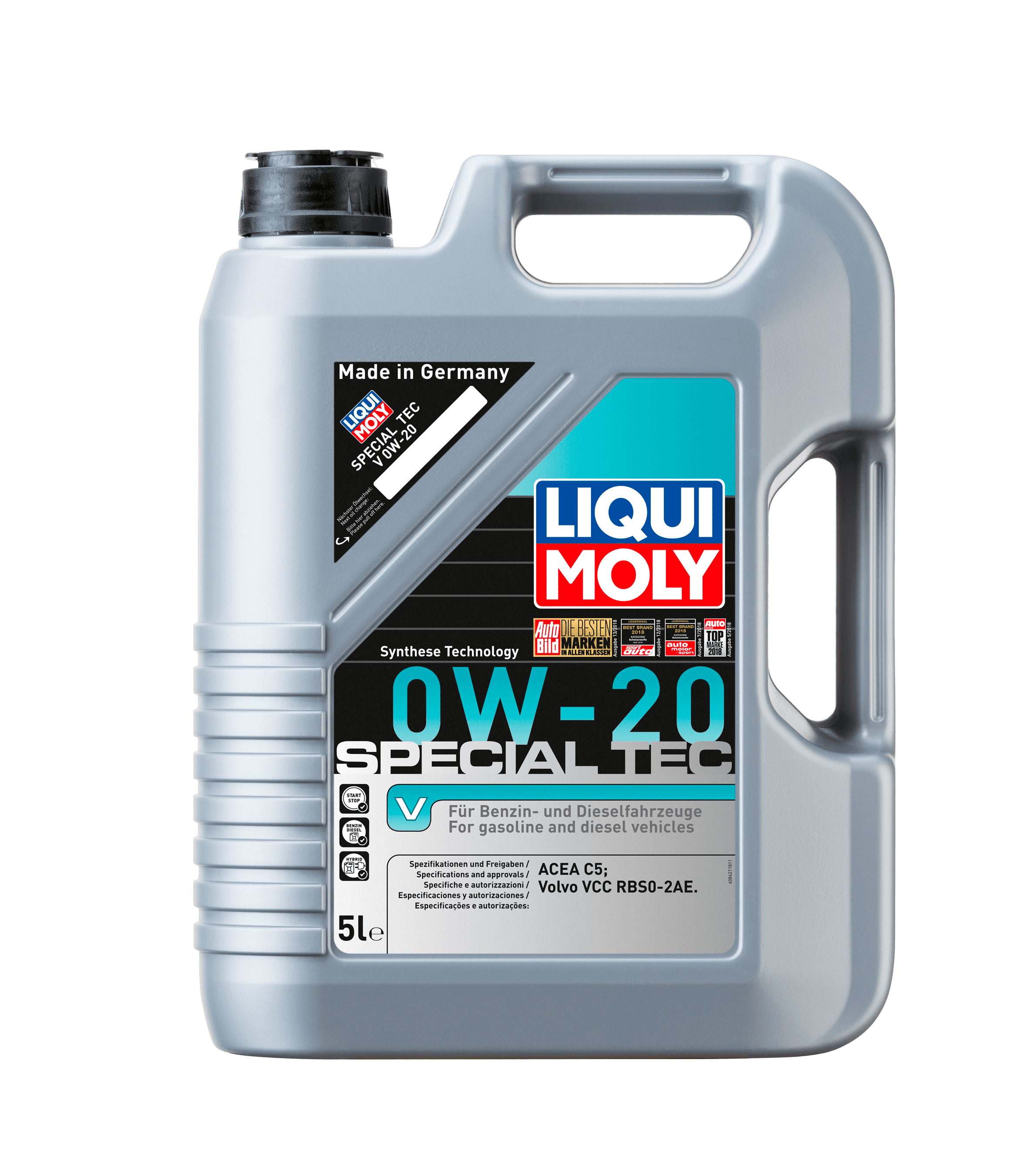 Моторное масло Liqui Moly Special Tec V 0W-20, 5л (LiquiMoly: 20632)