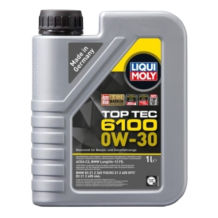 Моторное масло Liqui Moly TOP TEC 6100 0W-30, 1л (LiquiMoly: 20777)