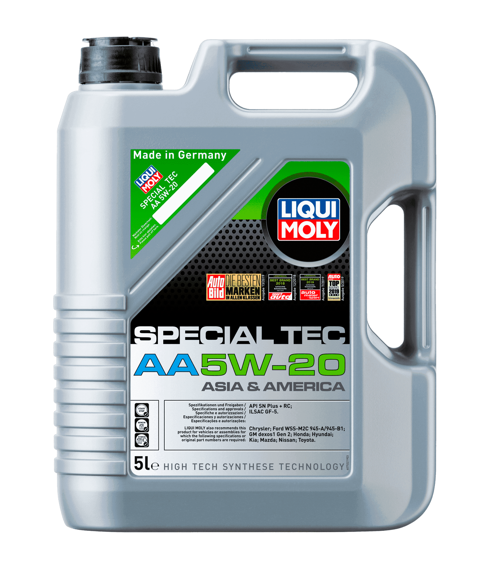 Моторное масло Liqui Moly Special Tec AA 5W-20, 5л (LiquiMoly: 20793)