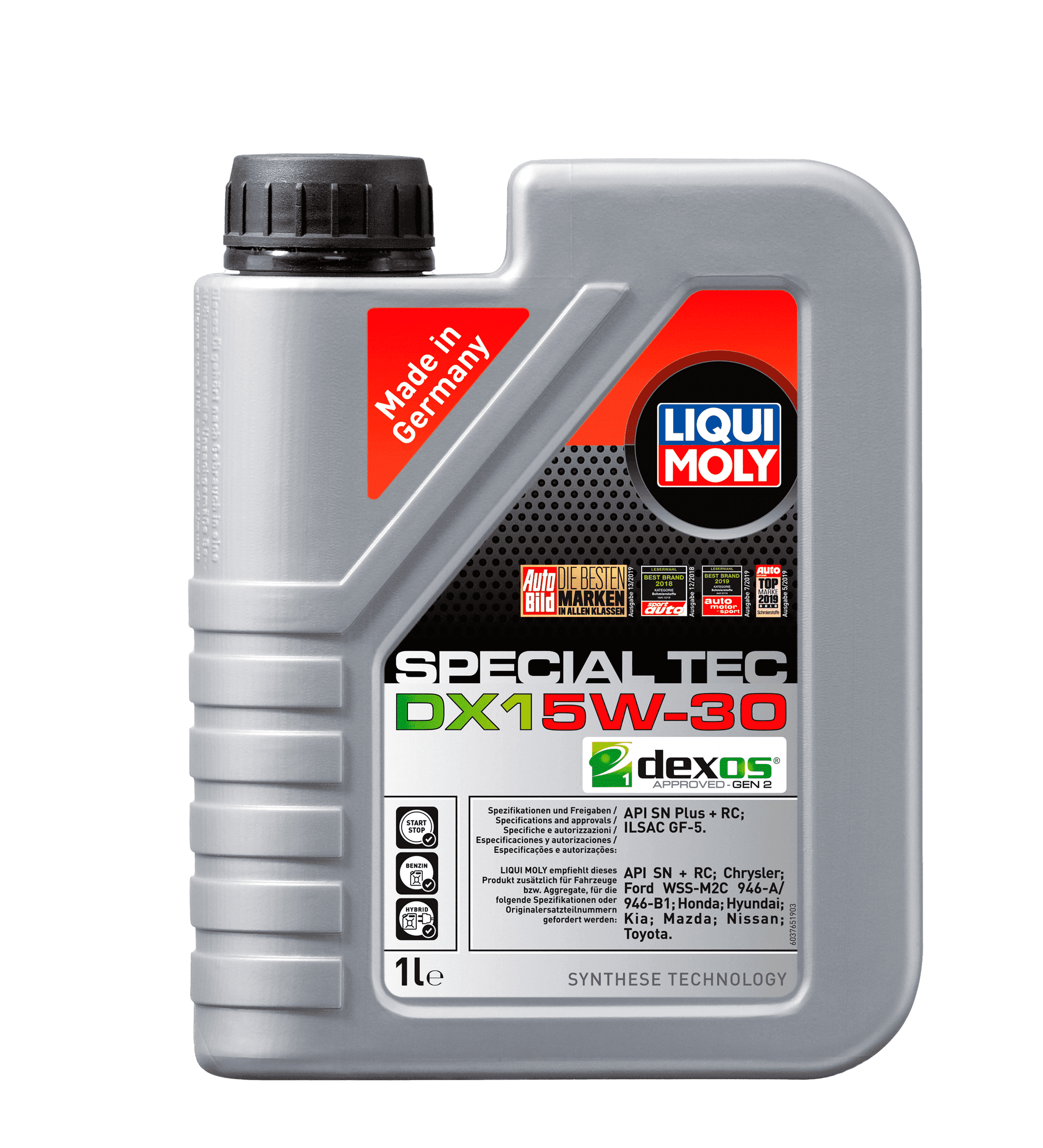 Моторное масло Liqui Moly Special Tec DX1 5W-30, 1л (LiquiMoly: 20967)