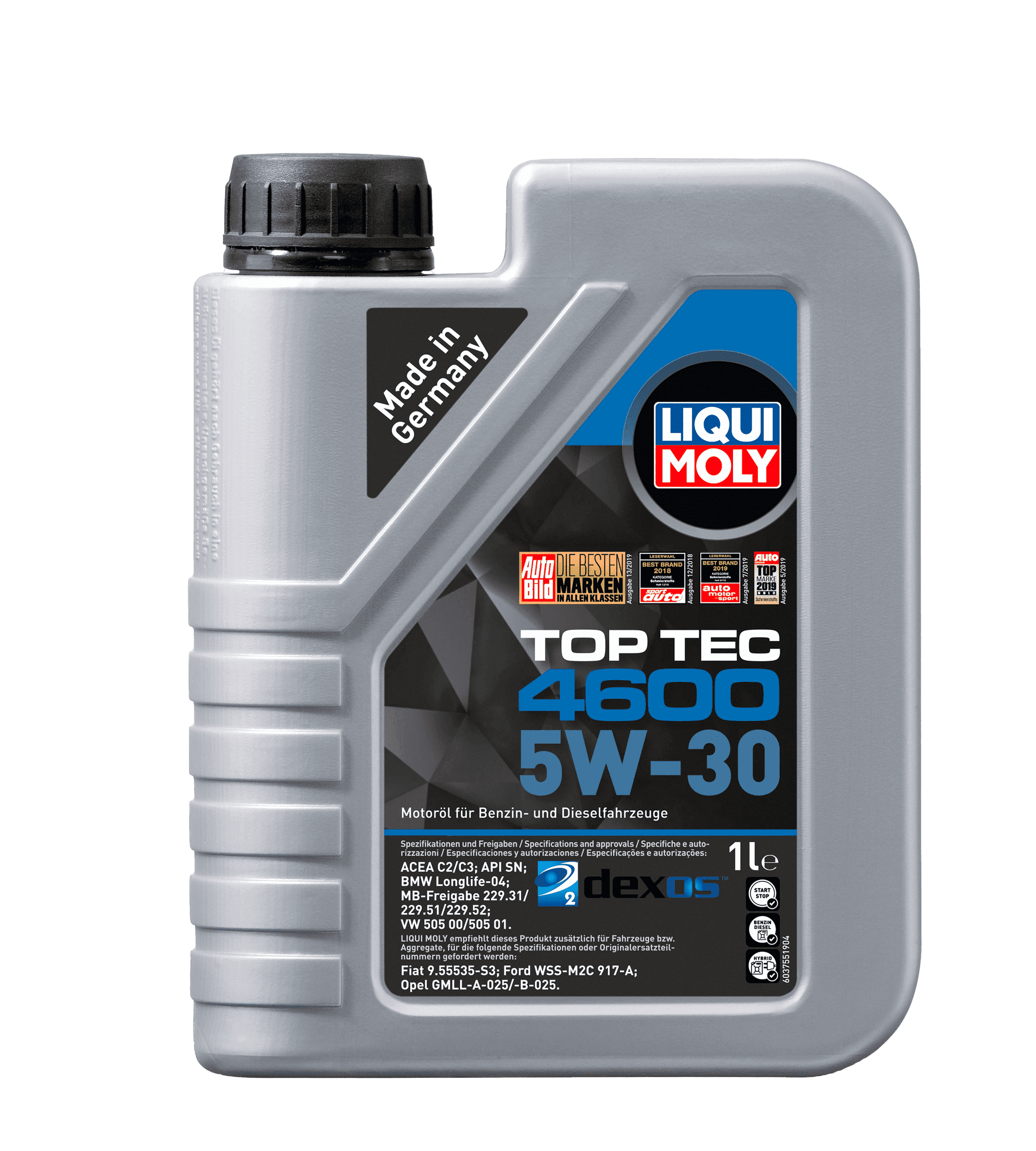 Моторное масло Liqui Moly Top Тес 4600 5W-30, 1л (LiquiMoly: 2315)