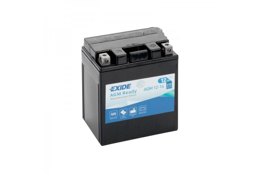 Аккумулятор Exide AGM12-14 (12 A/h), 210A R+ (EXIDE: AGM1214)