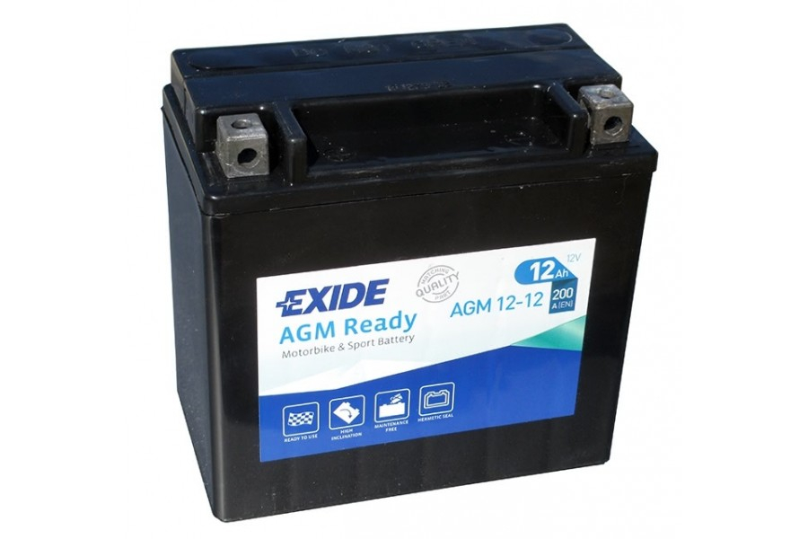 Аккумулятор Exide AGM12-12 (12 A/h), 200A L+ (EXIDE: AGM1212)