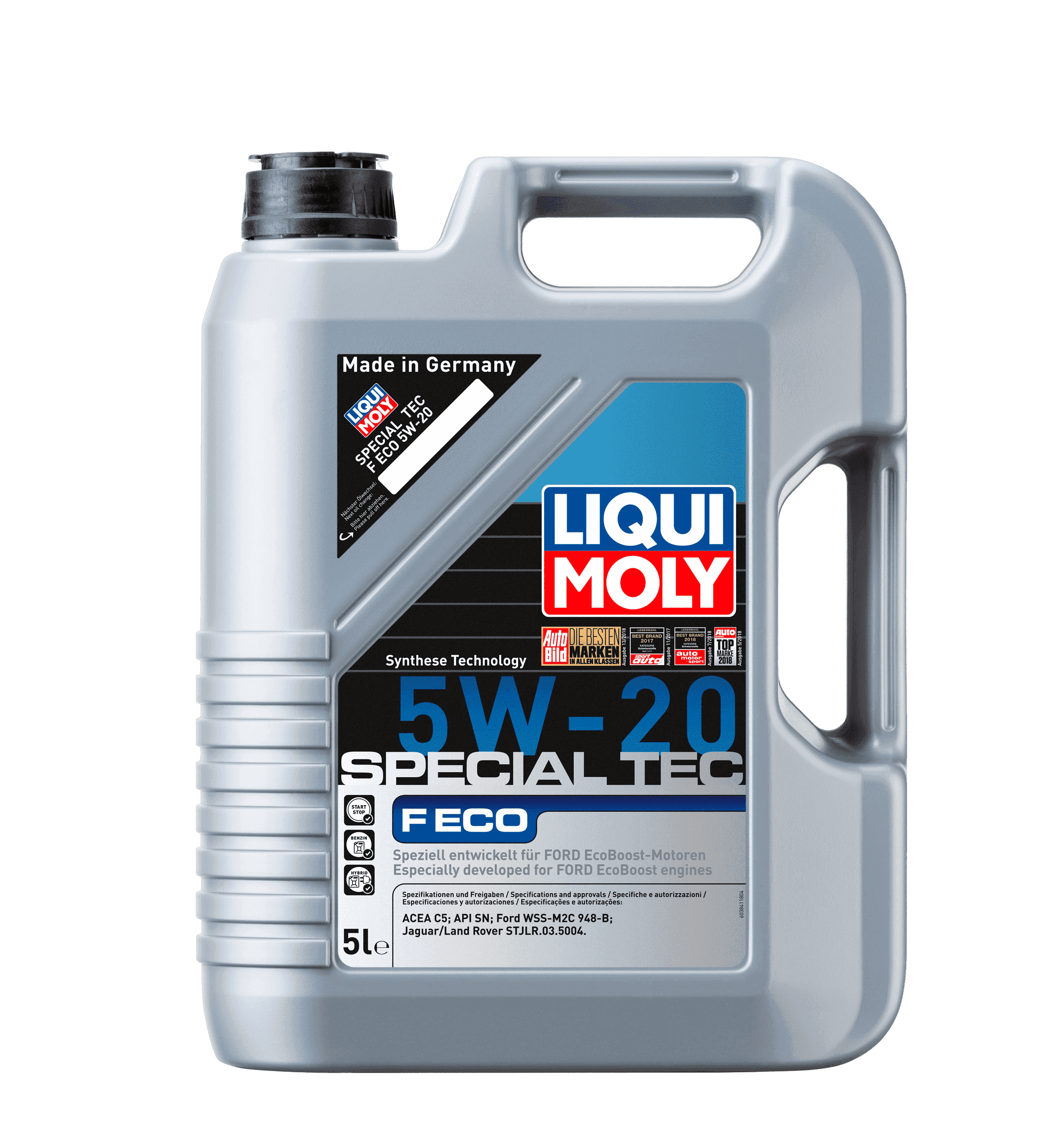 Моторное масло Liqui Moly Special Tec F ECO 5W-20, 5л (LiquiMoly: 3841)