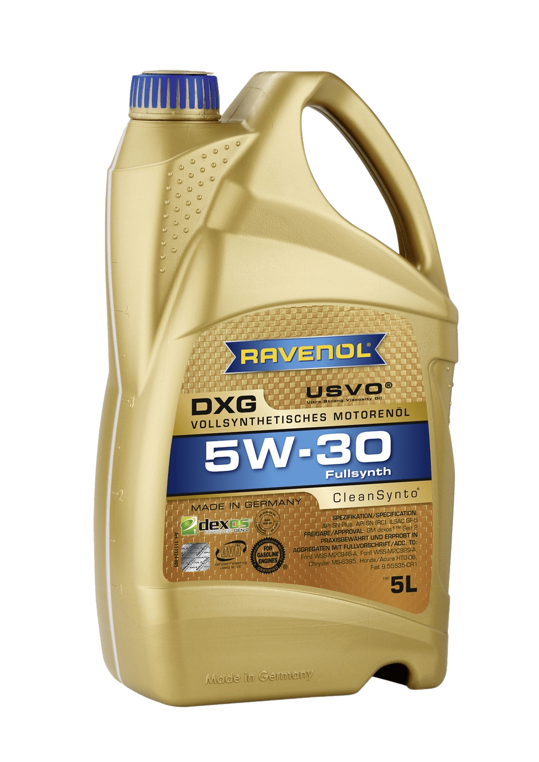 Моторное масло Ravenol DXG SAE 5W-30, 5л (RAVENOL: 1111124-005-01-999)