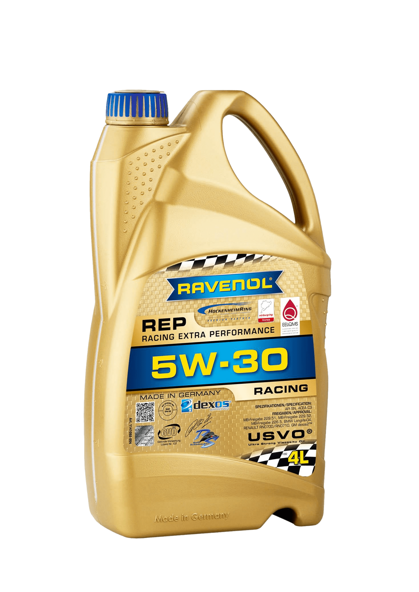 Моторное масло Ravenol REP Racing Extra Performance SAE 5W-30, 4л (RAVENOL: 1141088-004-01-999)