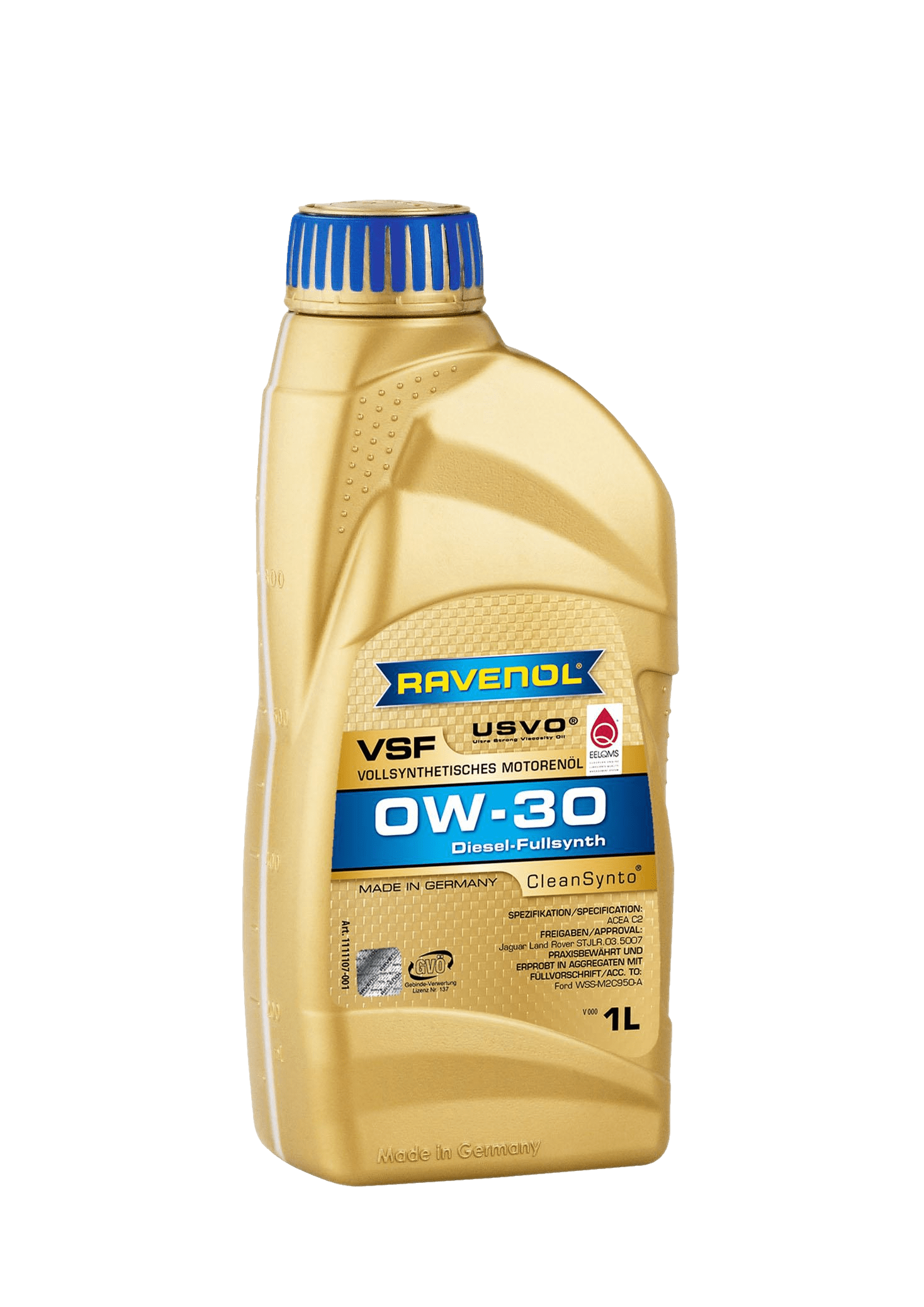 Моторное масло Ravenol VSF SAE 0W-30, 1л (RAVENOL: 1111107-001-01-999)