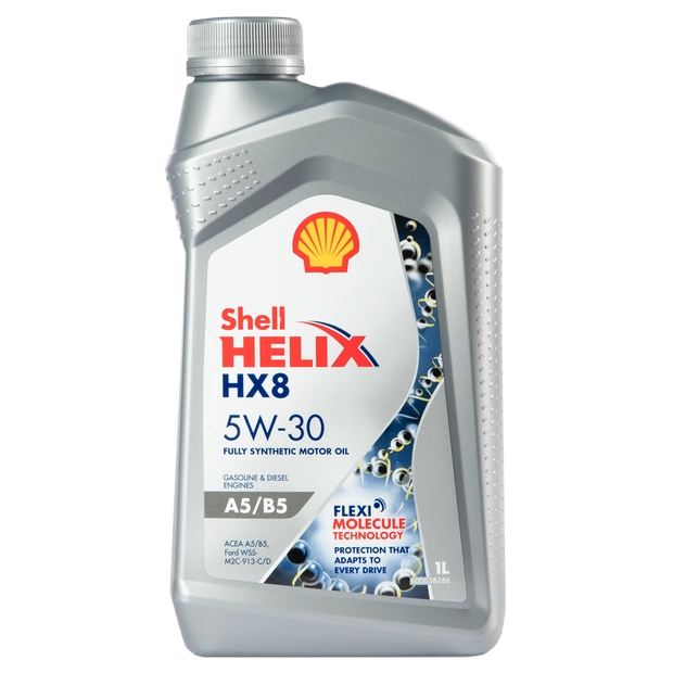 Моторное масло SHELL 5W30 HELIX HX8 A5/B5, 1л (SHELL: SHELL 5W30 HELIX HX8 A5B51)