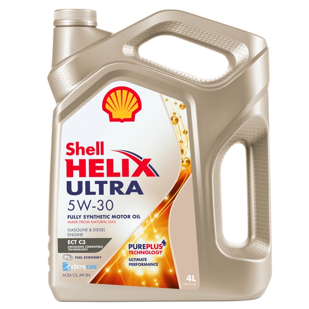 Моторное масло SHELL 5W30 HELIX ULTRA ECT C3, 4л (SHELL: SHELL 5W30 HELIX ULTRA ECT C34)