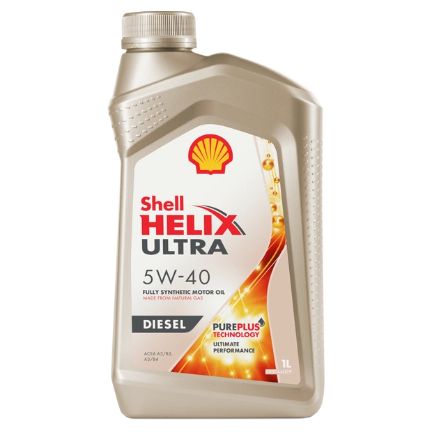 Моторное масло SHELL 5W40 HELIX ULTRA DIESEL, 1л (SHELL: SHELL 5W40 HELIX ULTRA DIESEL1)