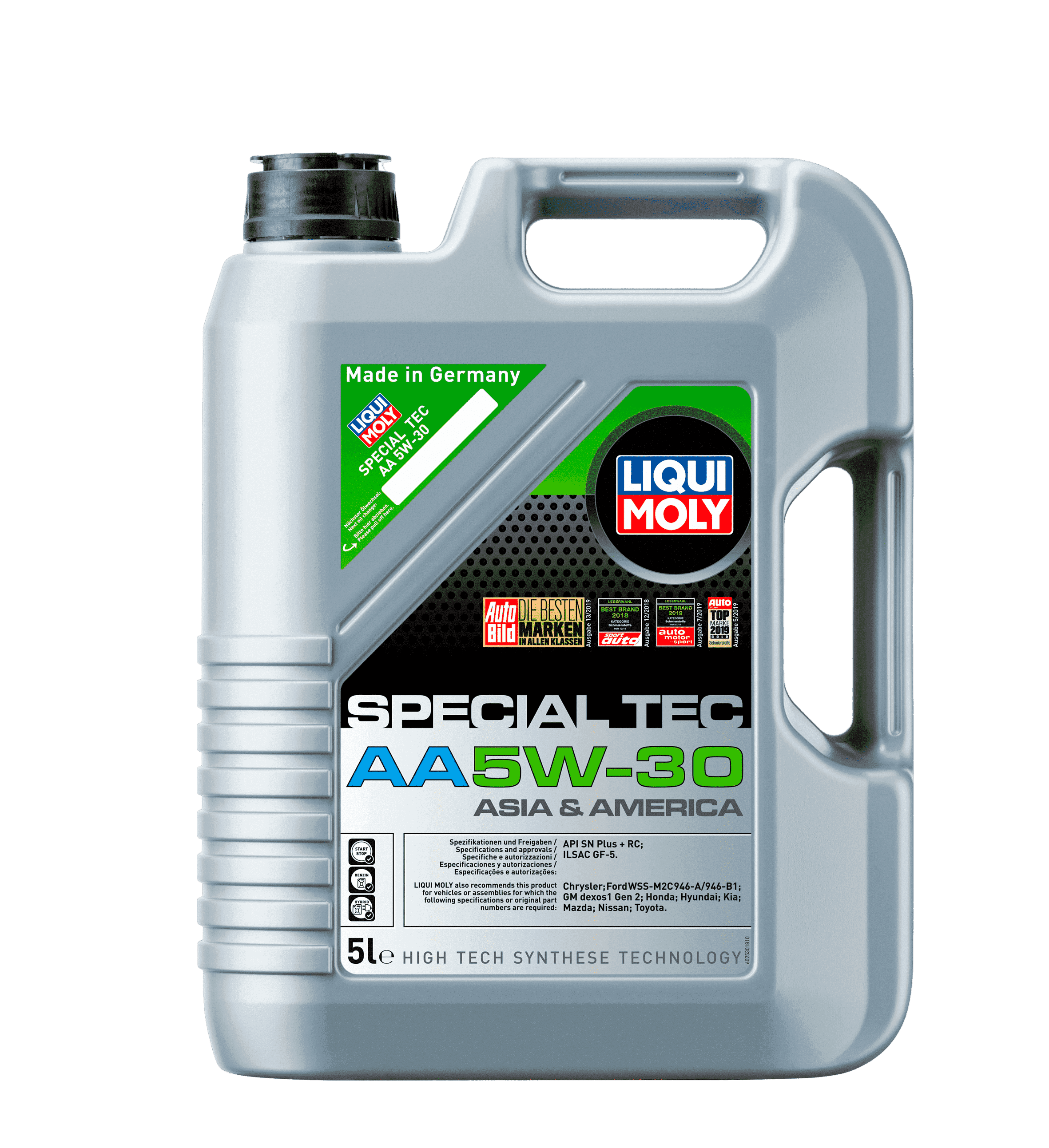 Моторное масло Liqui Moly Special Tec AA 5W-30, 5л (LiquiMoly: 7530)