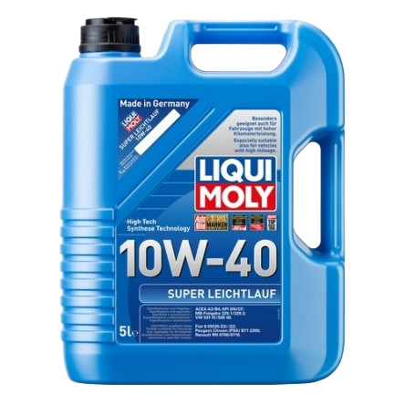 Моторное масло Liqui Moly Super Leichtlauf 10W-40, 5л (LiquiMoly: 9505)