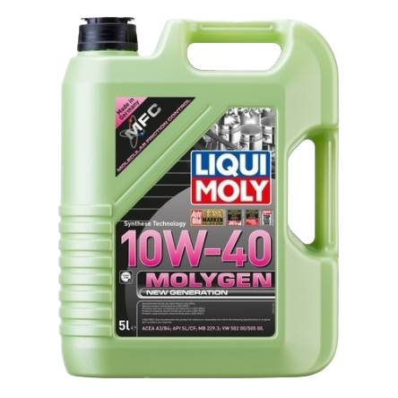 Моторное масло Liqui Moly Molygen New Generation 10W-40, 5л (LiquiMoly: 9951)