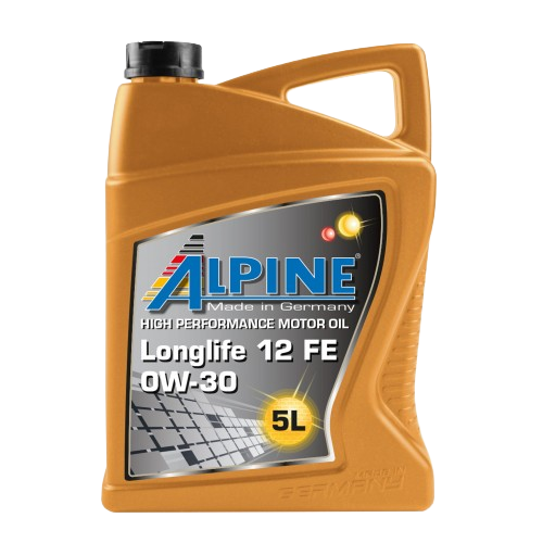 Моторное масло Alpine Longlife 12 FE 0W-30, 5л (ALPINE: 0101482)