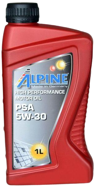 Моторное масло Alpine PSA 5W-30, 1л (ALPINE: 0101381)