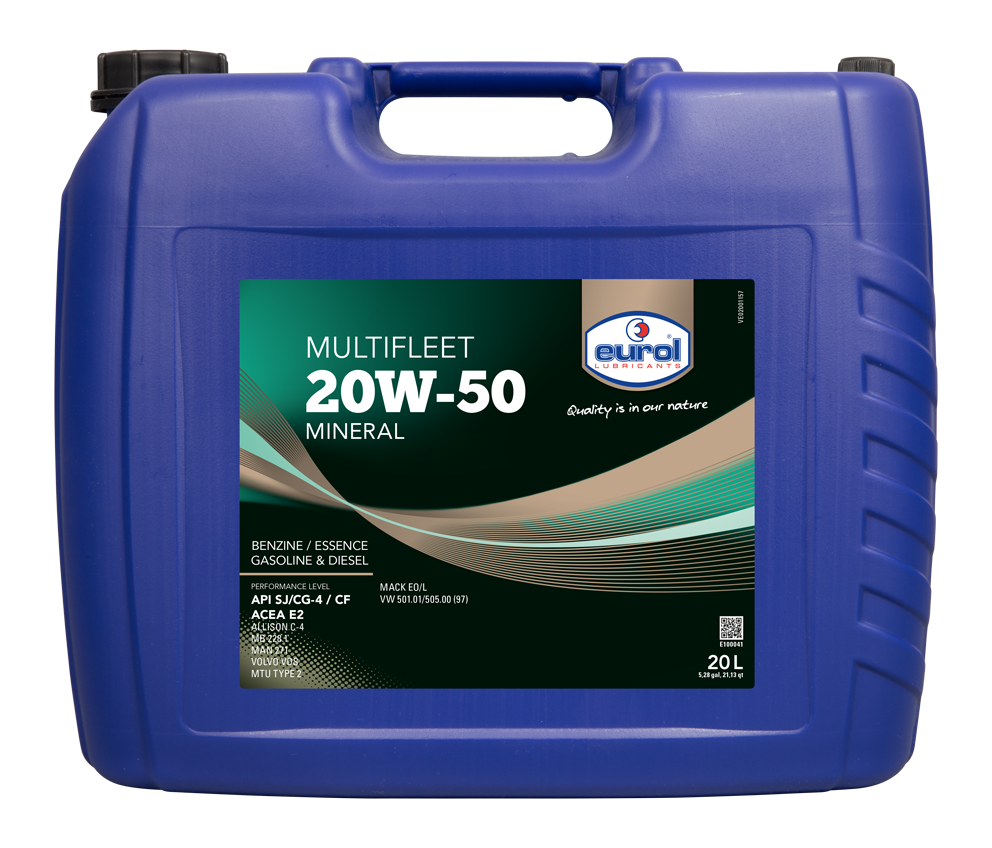 Моторное масло Eurol Multifleet 20W-50, 20л (EUROL: E100041-20L)