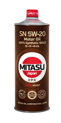 Моторное масло MITASU GOLD SN 5W-20, 1л (MITASU: MJ-100-1)