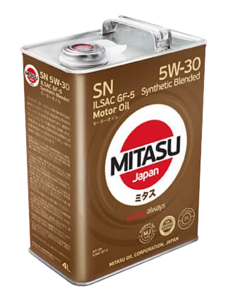 Моторное масло MITASU MOTOR OIL SN 5W-30, 4л (MITASU: MJ-120-4)