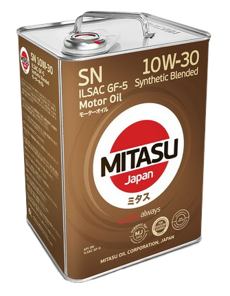 Моторное масло MITASU MOTOR OIL SN 10W-30, 6л (MITASU: MJ-121-6)