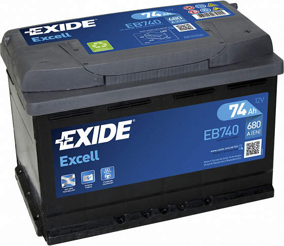 Аккумулятор (EXIDE: EB740)