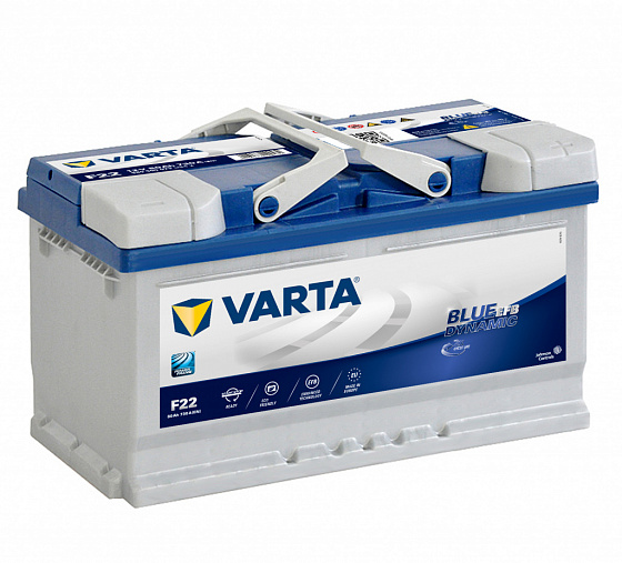 Аккумулятор Varta Blue Dynamic EFB F22 (80 А/h), 730А R+ (580 500 073) (VARTA: 580500073)