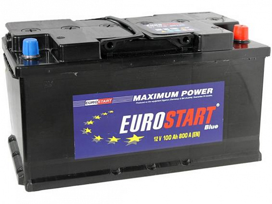 Аккумулятор Eurostart Blue (100 A/h), 800А L+ (Eurostart: 4815156000417)