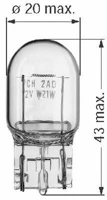 Лампа накаливания W21W (612210) Beru 612210 (BERU: 612210)