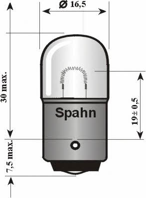 Лампа накаливания (SPAHN GLÜHLAMPEN: 2521)