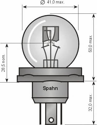 Лампа накаливания (SPAHN GLÜHLAMPEN: 45152)