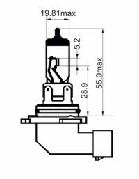 Лампа галогенная H10 12V 42W (202990) SCT 202990 (SCT: 202990)