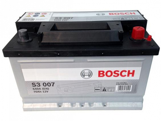 Аккумулятор Bosch S3 007 (70 А/h), 640A R+ (570 144 064) (BOSCH: 0092S30070)