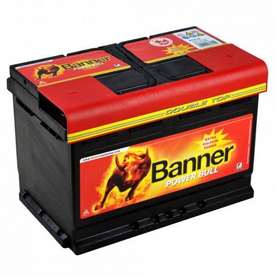 Аккумулятор Banner Power Bull P7412 (74 A/h), 700А R+ (Banner: P7412)