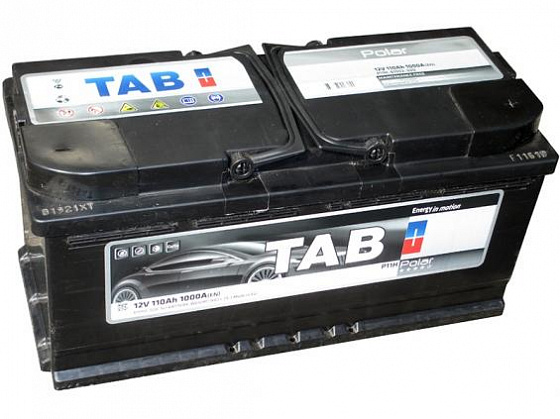 Аккумулятор TAB Polar (110 A/h), 1000A R+ (TAB: 245610)