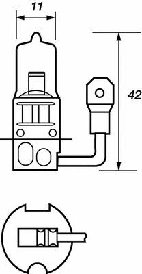 Лампа галогенная H3 24V 70W (LVEB460) Motorquip LVEB460 (Motorquip: LVEB460)