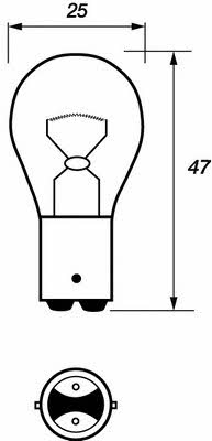 Лампа накаливания P21W 24V 21W (VBU346) Motorquip VBU346 (Motorquip: VBU346)