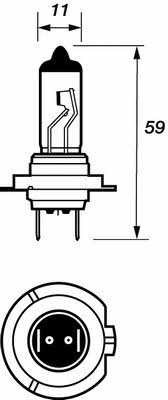 Лампа галогенная H7 12V 55W (VBU499) Motorquip VBU499 (Motorquip: VBU499)